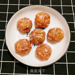 清蒸肉圆子的做法步骤：4
