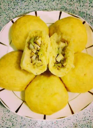 玉米面菜包子的做法步骤：12