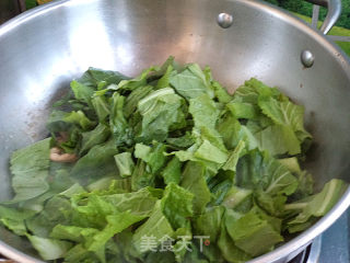 鸡胸肉炒木耳小白菜的做法步骤：10