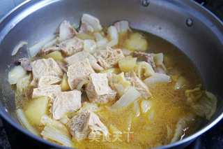 白菜炖冻豆腐的做法步骤：7