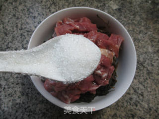 梅干菜蒸里脊肉的做法步骤：9