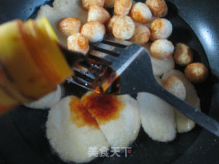虎皮鹌鹑蛋烧鲜素鸡的做法步骤：6