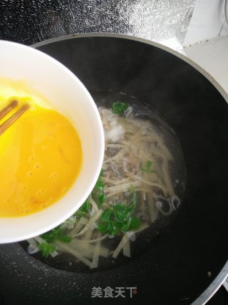 豆皮鸡蛋汤的做法步骤：7