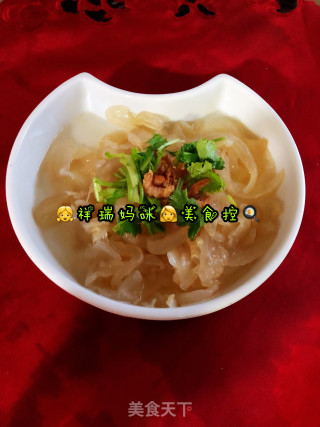 ????祥瑞妈咪????美食控????：之清清凉凉海米海蜇丝的做法步骤：4