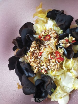 凉菜～炝黑白的做法步骤：8