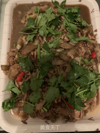 家常肉末茄子的做法步骤：8