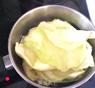 肉馅圆白菜的做法步骤：5