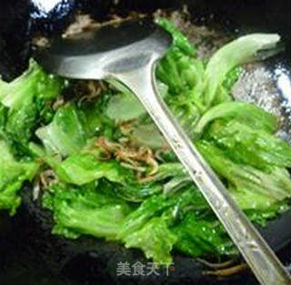 丁香鱼炒生菜的做法步骤：6