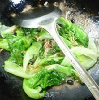 丁香鱼炒生菜的做法步骤：8