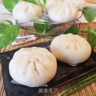 韭菜虾仁猪肉包子的做法步骤：16