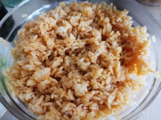 酱油鸡蛋炒饭的做法步骤：4