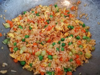 酱油鸡蛋炒饭的做法步骤：21