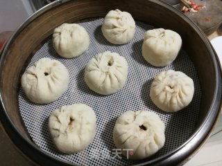 豆渣蜜豆包子的做法步骤：8