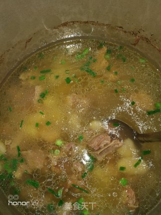 鸭肉炖白芸豆的做法步骤：5