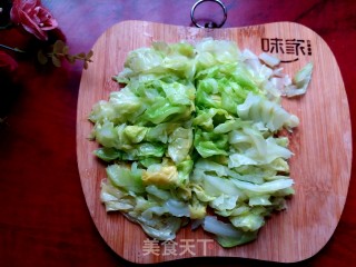 红油素鸡翅拌包菜的做法步骤：5