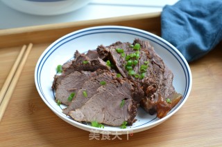 凉拌卤牛肉的做法步骤：7