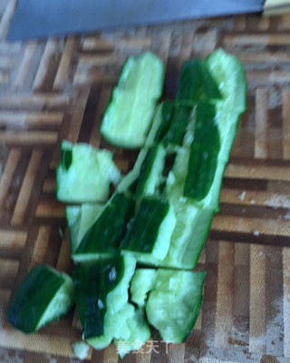 凉拌蒜苔黄瓜的做法步骤：4