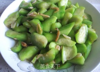 虾皮炒丝瓜的做法步骤：8