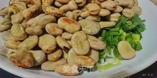 葱香嫩胡豆的做法步骤：6