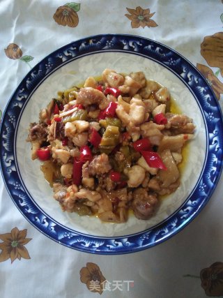 酸菜兔肉的做法步骤：7