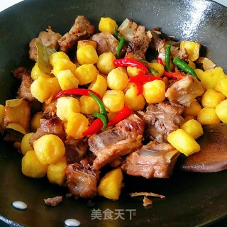 排骨烧鱼豆腐的做法步骤：11