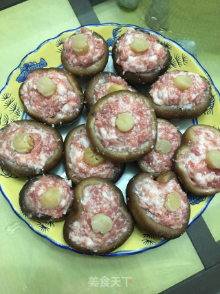 香菇酿肉的做法步骤：7