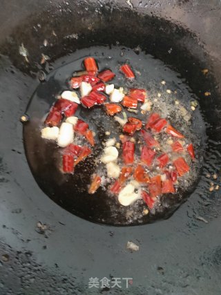 辣炒火腿豇豆的做法步骤：4