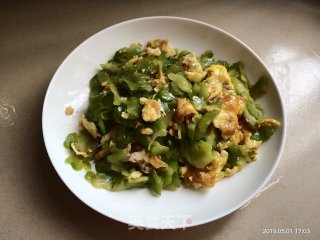 苦瓜炒蛋的做法步骤：7