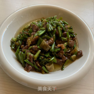 芹菜泡椒牛肉的做法步骤：3