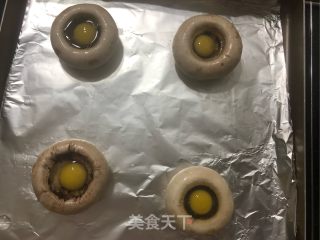 烤蘑菇鹌鹑蛋的做法步骤：4