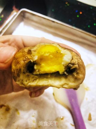 烤蘑菇鹌鹑蛋的做法步骤：8