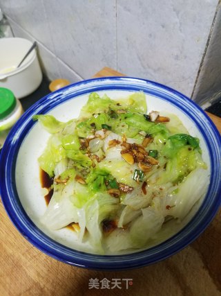 蒜香西生菜的做法步骤：7