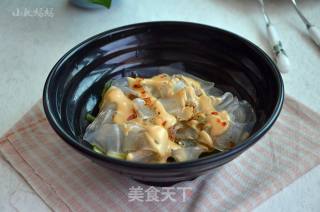 花生酱黄瓜拌粉皮的做法步骤：7