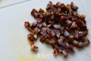 香肠豌豆焖饭的做法步骤：3