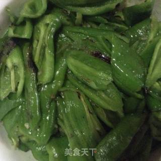 青椒盐菜回锅肉的做法步骤：1