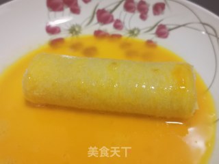 原创美食——超美味榴莲吐司卷的做法步骤：10