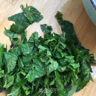 “鸡蛋”薄荷煎蛋的做法步骤：4