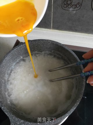 万能土鸡蛋(7)蛋粥的做法步骤：5