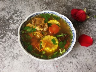 羊肚菌玉米腿骨汤的做法步骤：14