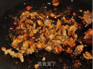 肉沫内脂豆腐的做法步骤：4