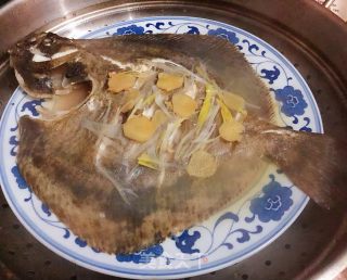 清蒸多宝鱼的做法步骤：7
