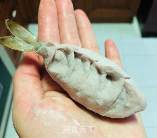 蛋抱鲜虾甘蓝饺的做法步骤：16