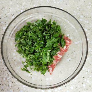 艾叶肉馅蛋饺的做法步骤：5
