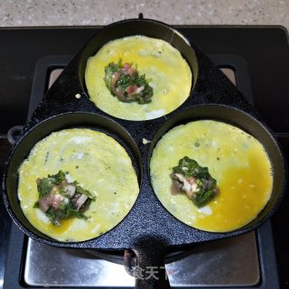 艾叶肉馅蛋饺的做法步骤：8