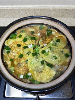 艾叶肉馅蛋饺的做法步骤：12
