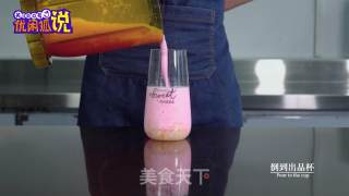 高颜值创意饮品粉荔香橙华尔枝的做法步骤：9