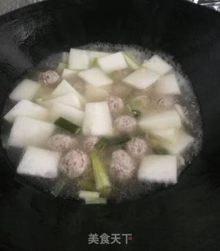 冬瓜肉丸汤的做法步骤：6