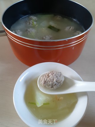 冬瓜肉丸汤的做法步骤：8