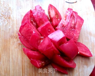 茄瓜番茄鸡蛋面的做法步骤：4