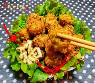 酥炸萝卜丝丸子的做法步骤：15